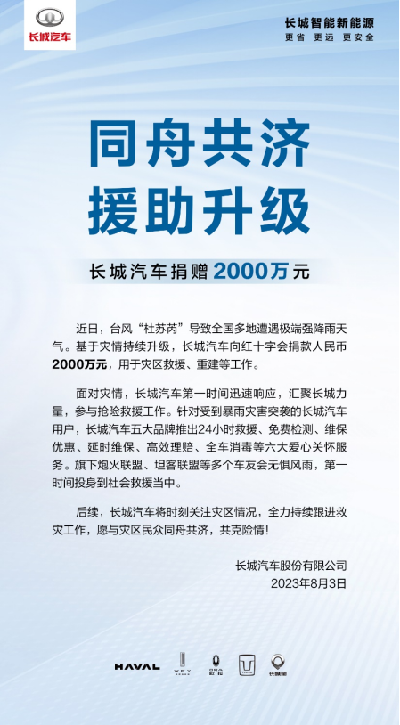【新闻通稿】同舟共济 共克险情 长城汽车捐款2000万元驰援受灾地区150.png