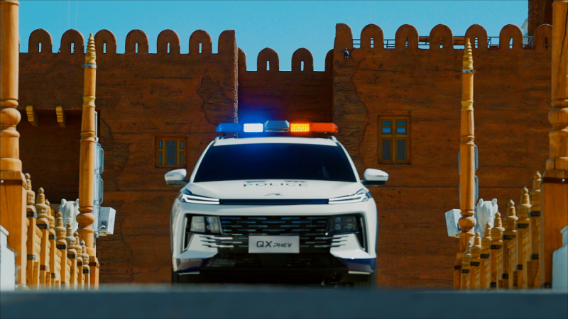 批量警务用车交付  江淮qx phev正式列装公安系统(1)1022.png